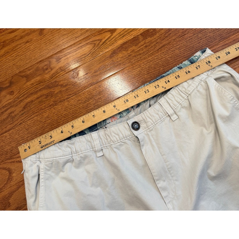 Chubbies The Glacier Crushes Originals Pants Mens 2XL 32" Beige Elastic Waist - Picture 9 of 16